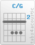 Chord C/G (3,3,5,5,5,3)